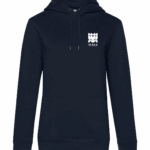 queen hooded bleu marine