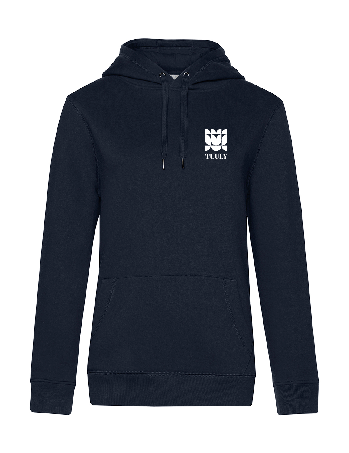 queen hooded bleu marine