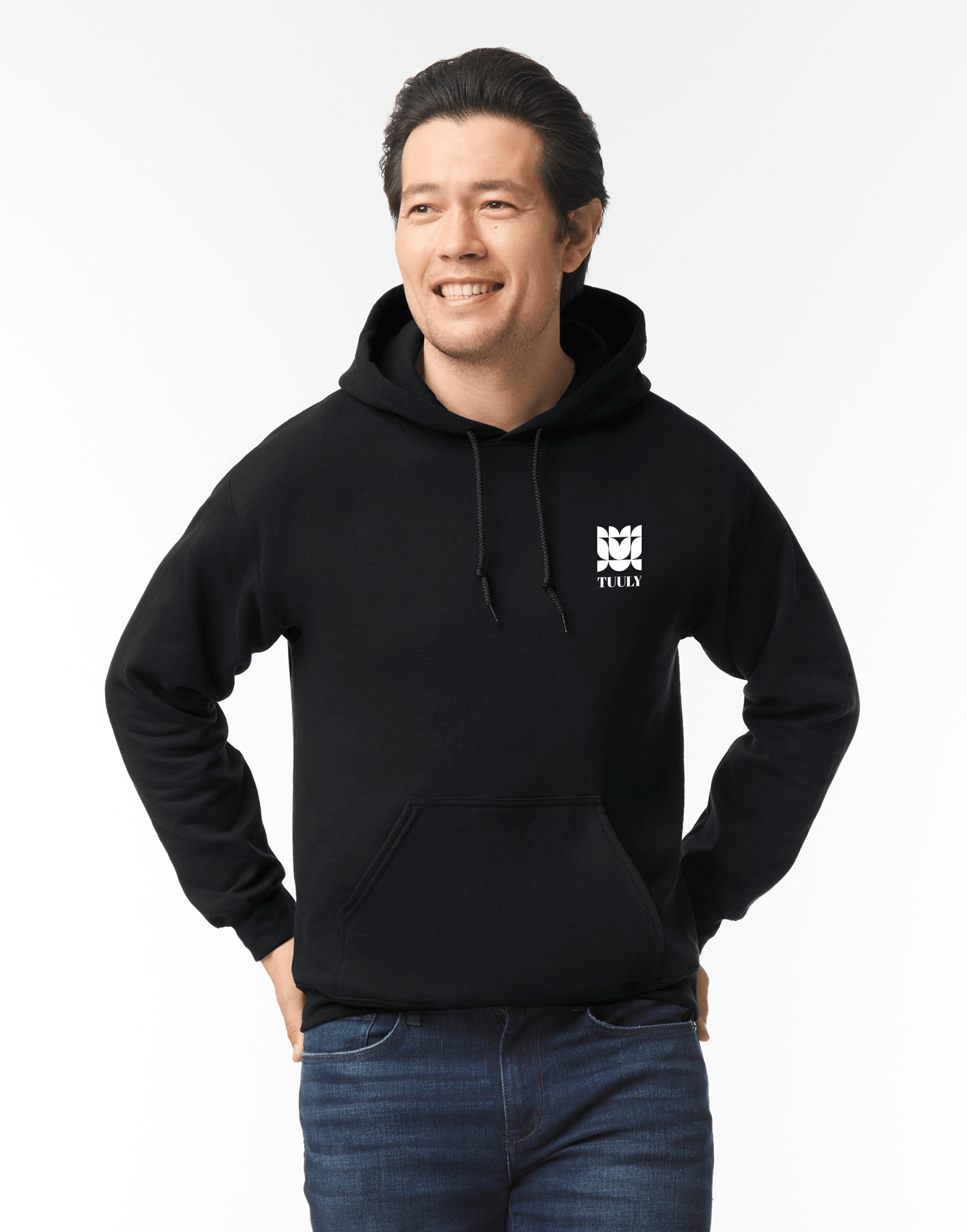 heavy blend adult hooded sweatshirt noir, 2xl